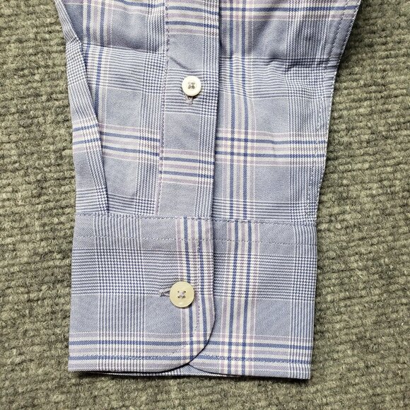 UNTUCKit Billsboro Shirt Mens LT Slim Fit Purple Blue Button Up Long Sleeve New - Picture 7 of 10